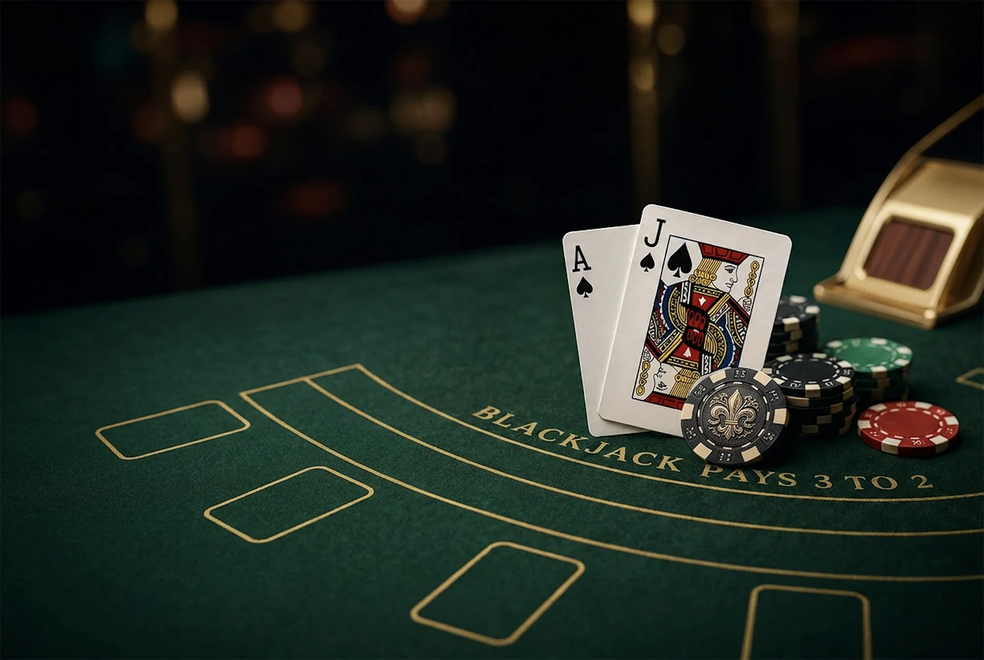 Table de blackjack en ligne